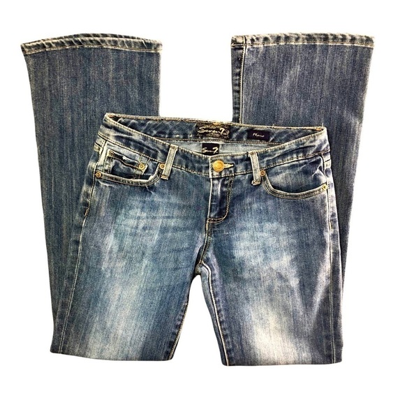 Seven Jeans Flare light-medium rinse size 28 - Picture 3 of 7